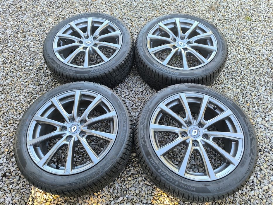 Koła Alufelgi 18 Cali 5x114.3 Opony Zima Renault Nissan Dacia Komplet
