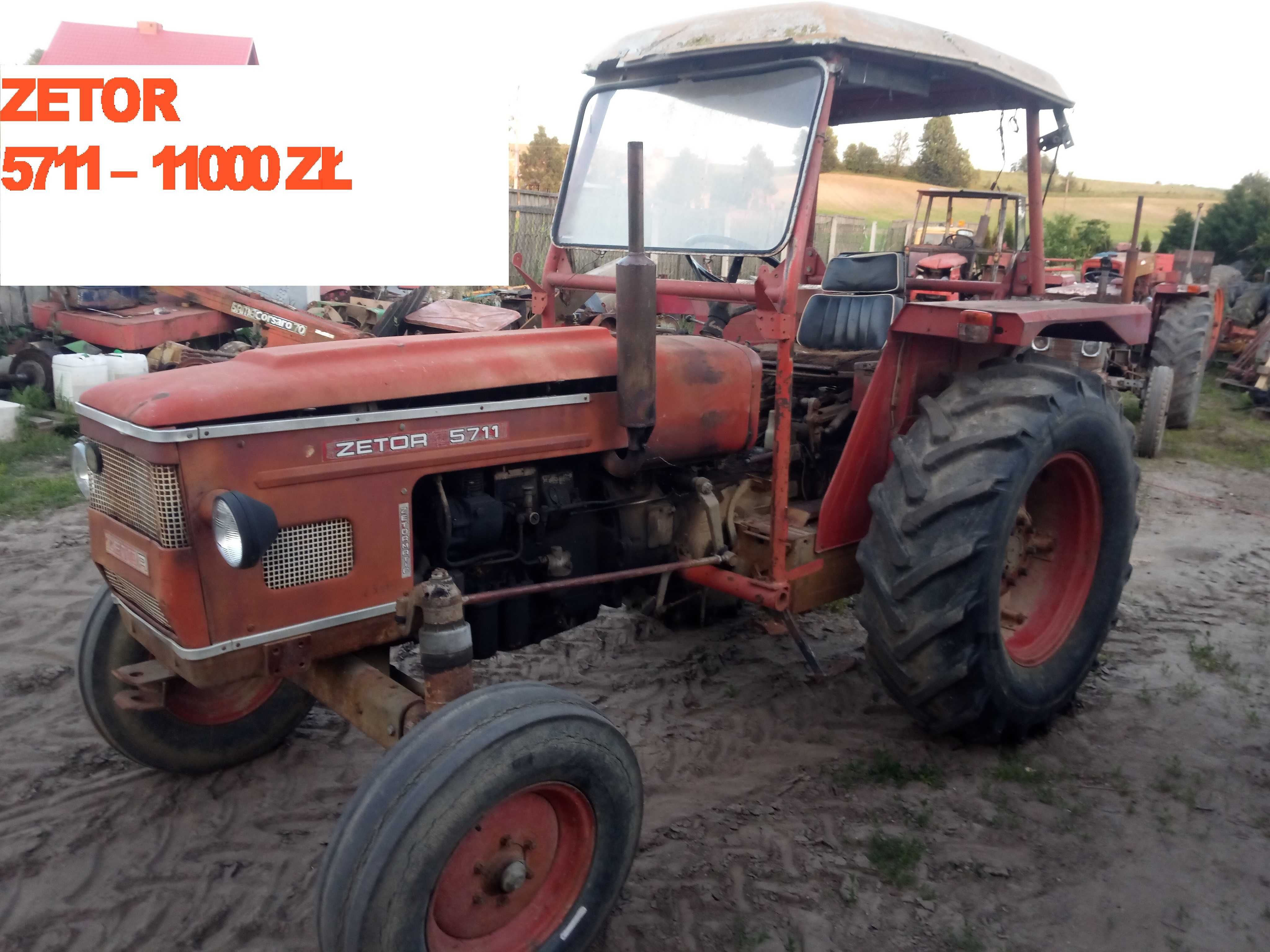 Massey Ferguson 155 i 158 4P i 165 Zetor 5711 i 4611 jak Ursus C-360