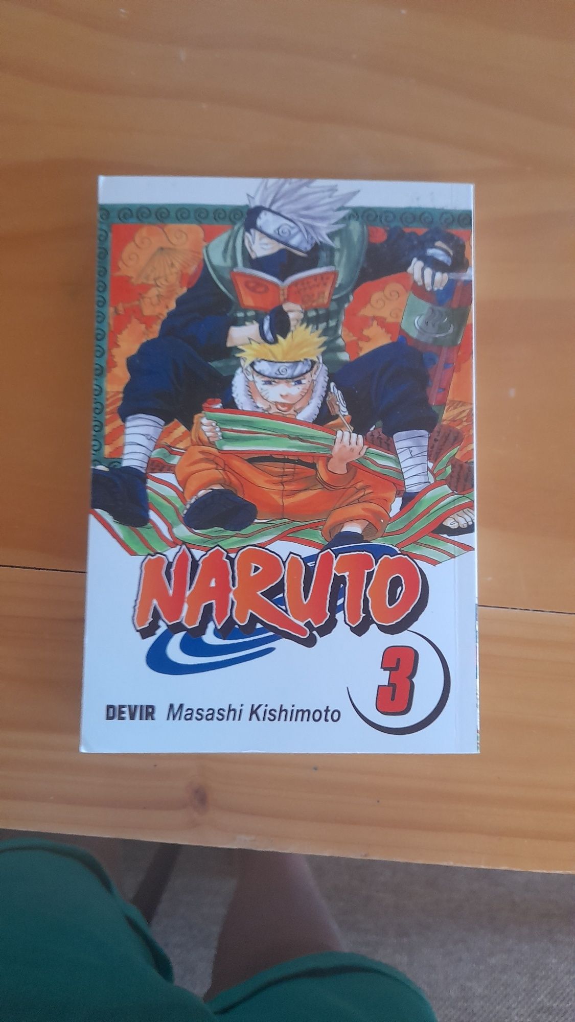Livros Naruto 1, 2 e 3