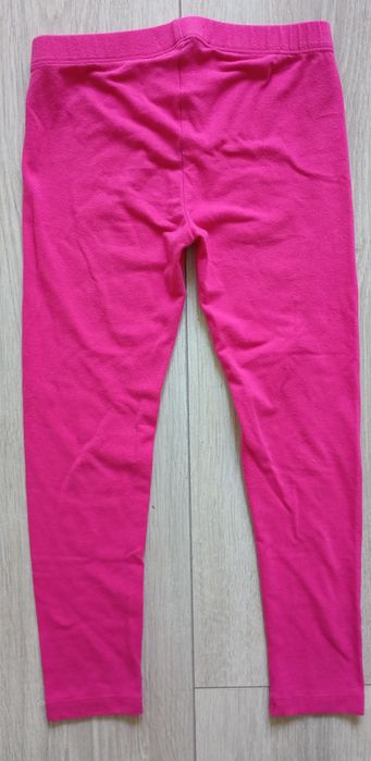 Różowe, długie legginsy 104/110 cm