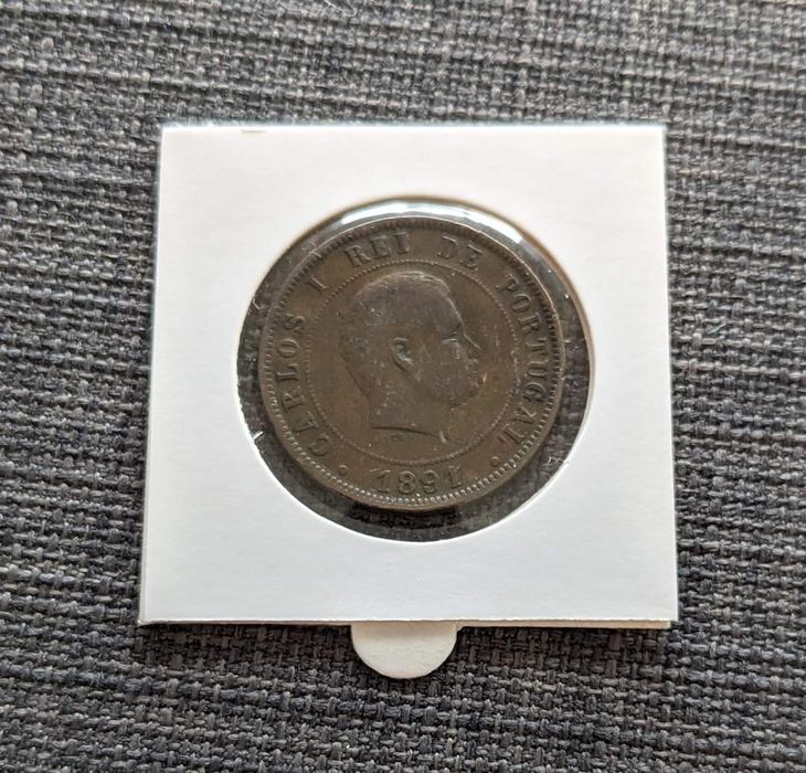 Moedas 20 Réis D. Carlos I 1891