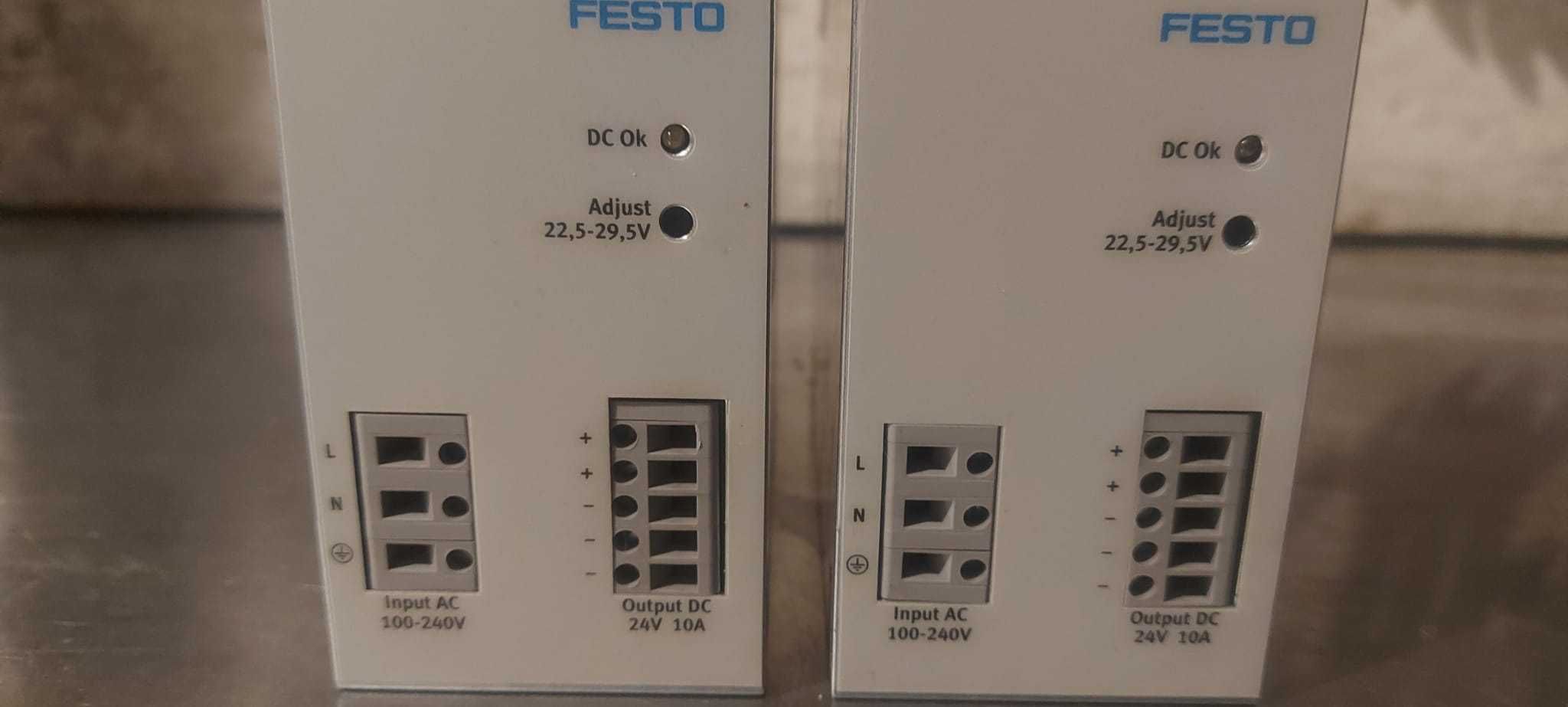2x zasilacz FESTO in100/240 out24V 10A CACN-3A-1-10