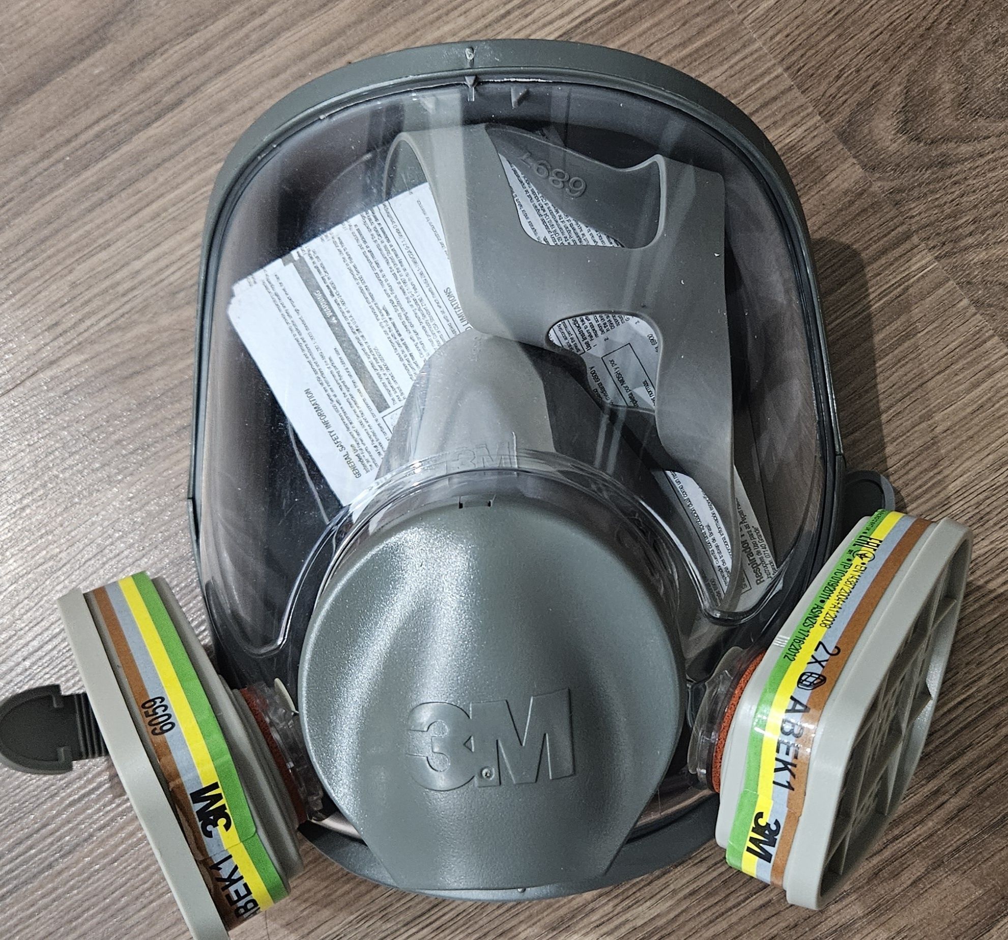 Повнолицева маска 3M 6900 2 фільтра в комплекті L (6057)
