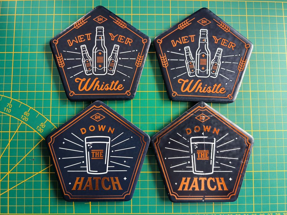 Gentelmen's Hardware 4 ceramiczne podstawki do piwa