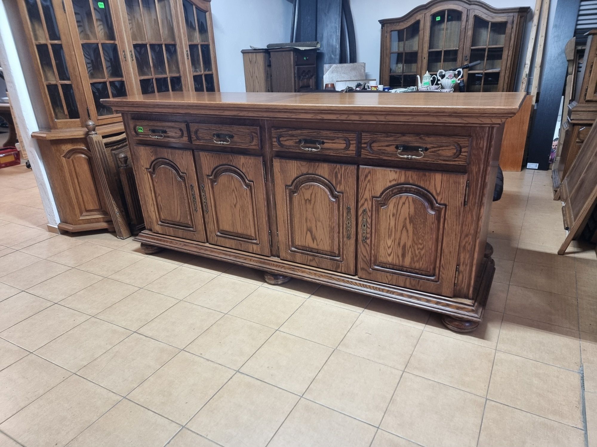 Komoda dębowa szerokość 237 cm. Piotrówek