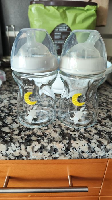 Biberões anti-colicas chicco novos