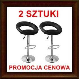 Zestaw 2 stołki barowe z oparciem obrotowe skóra ekologiczna SB15