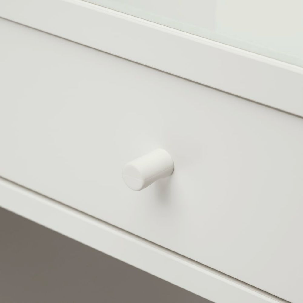 Toaletka biurko szklany blat IKEA SYVDE