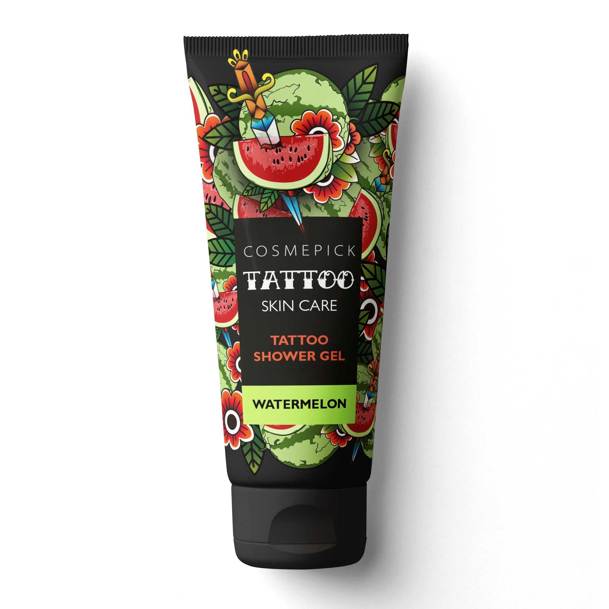 Cosmepick Tattoo Shower Gel Watermelon, Żel pod prysznic 200 ml