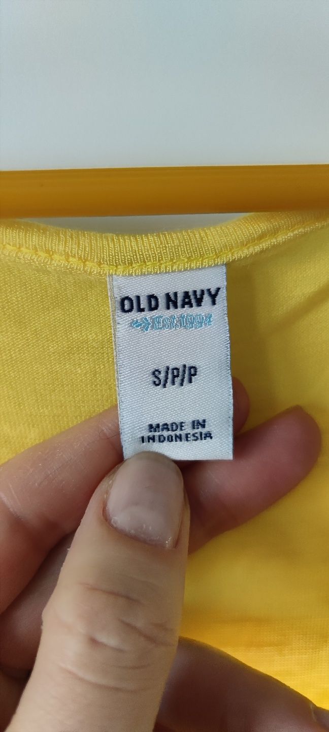 Letnia sukienka Old Navy S/36/8 żółta wiskoza yellow summer dress