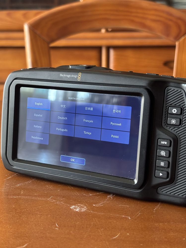 Blackmagic Pocket Cinema Camera 4K + acessórios