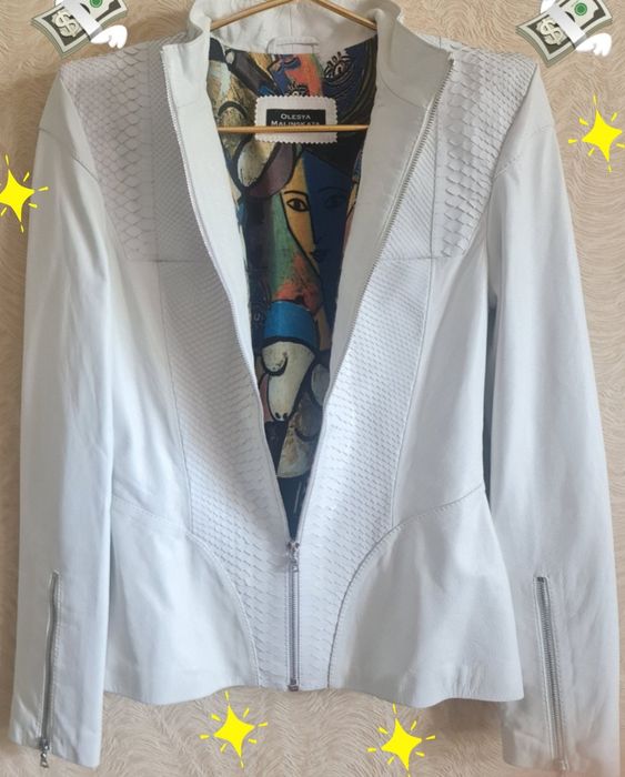 Куртка кожа кожаная питон змея рептилия