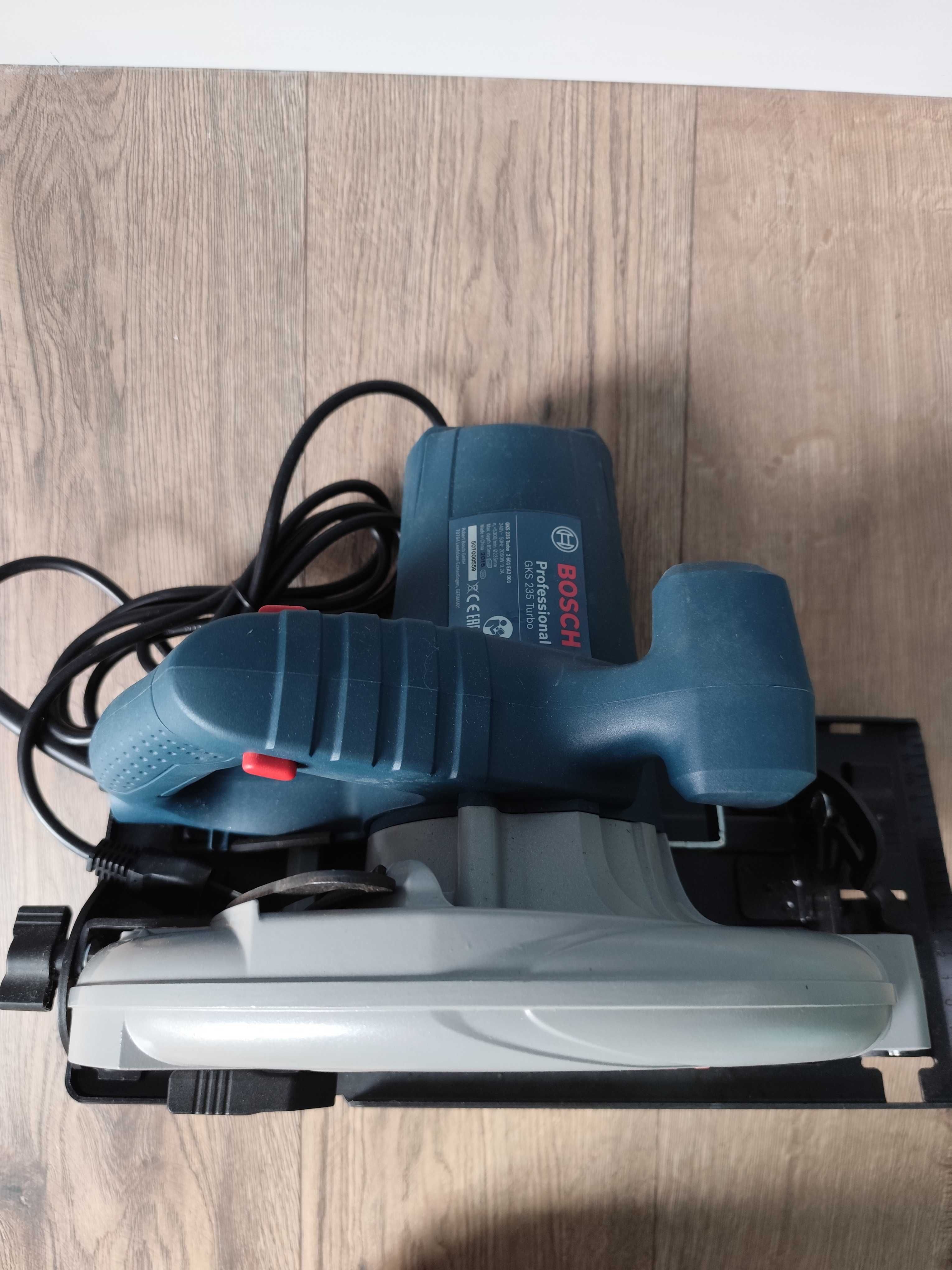 jak NOWA piła tarczowa BOSCH GKS 235 Turbo Professional