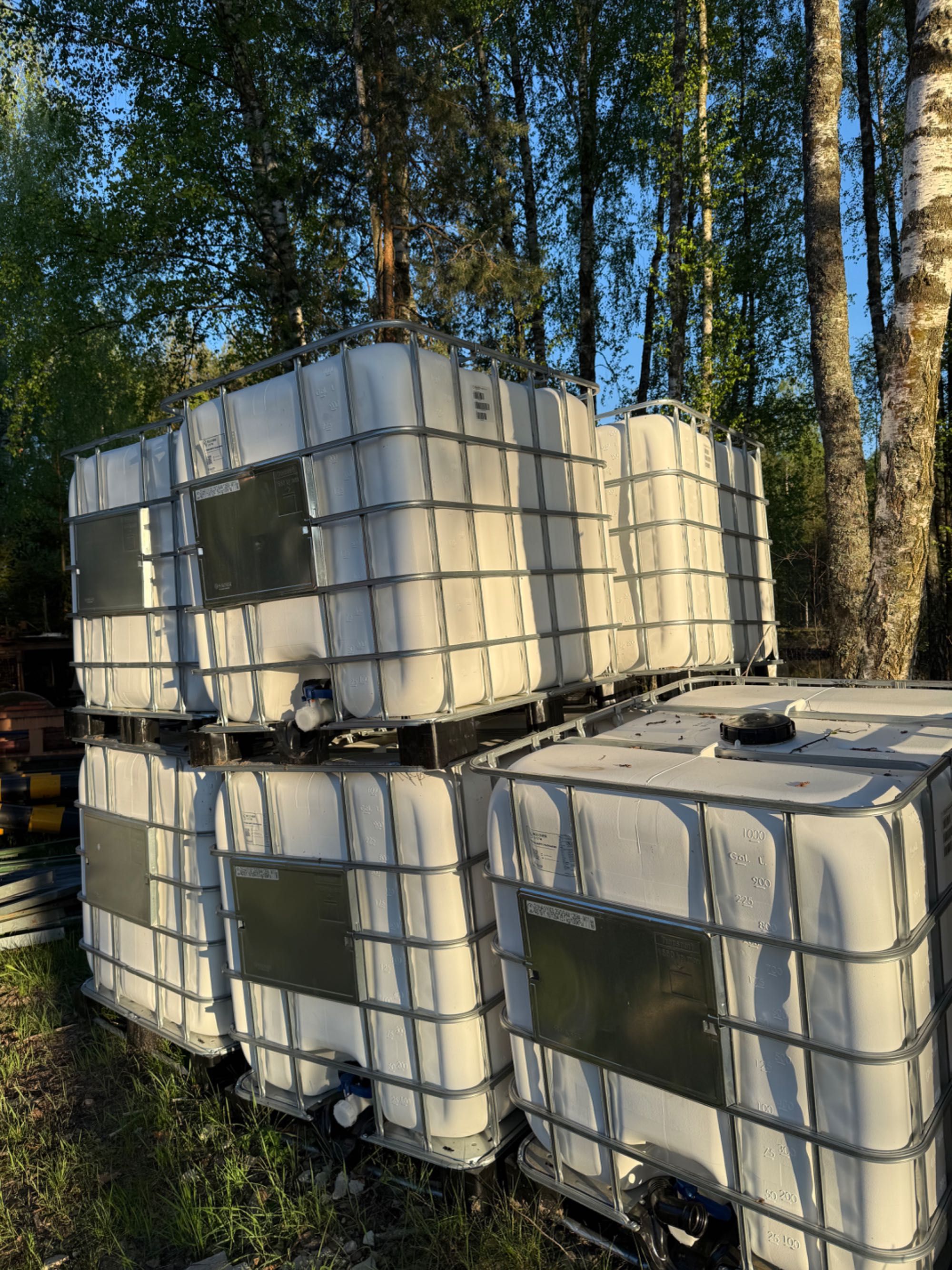 NOWY z plombami MAUZER pojemnik 1000 L na wodę, paliwo