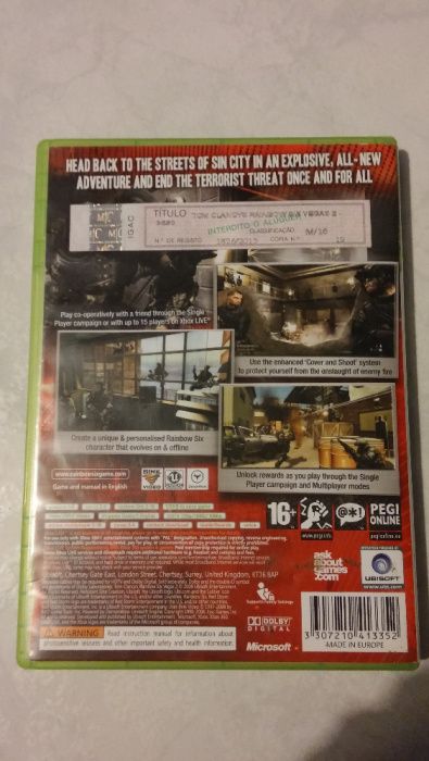 Jogo X-BOX 360 Vegas 2