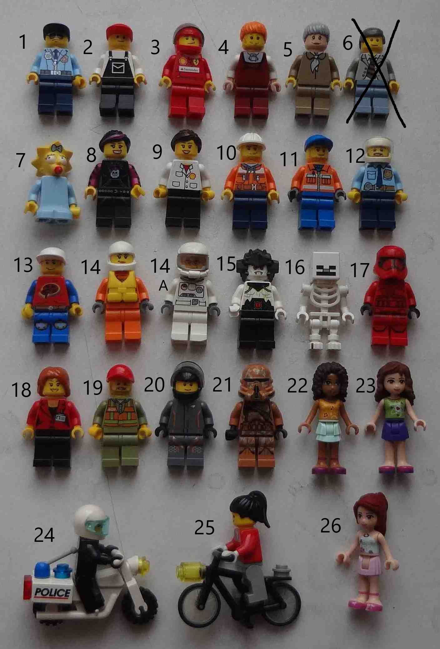 Минифигурки LEGO Лего оригинал 26 штук разных
