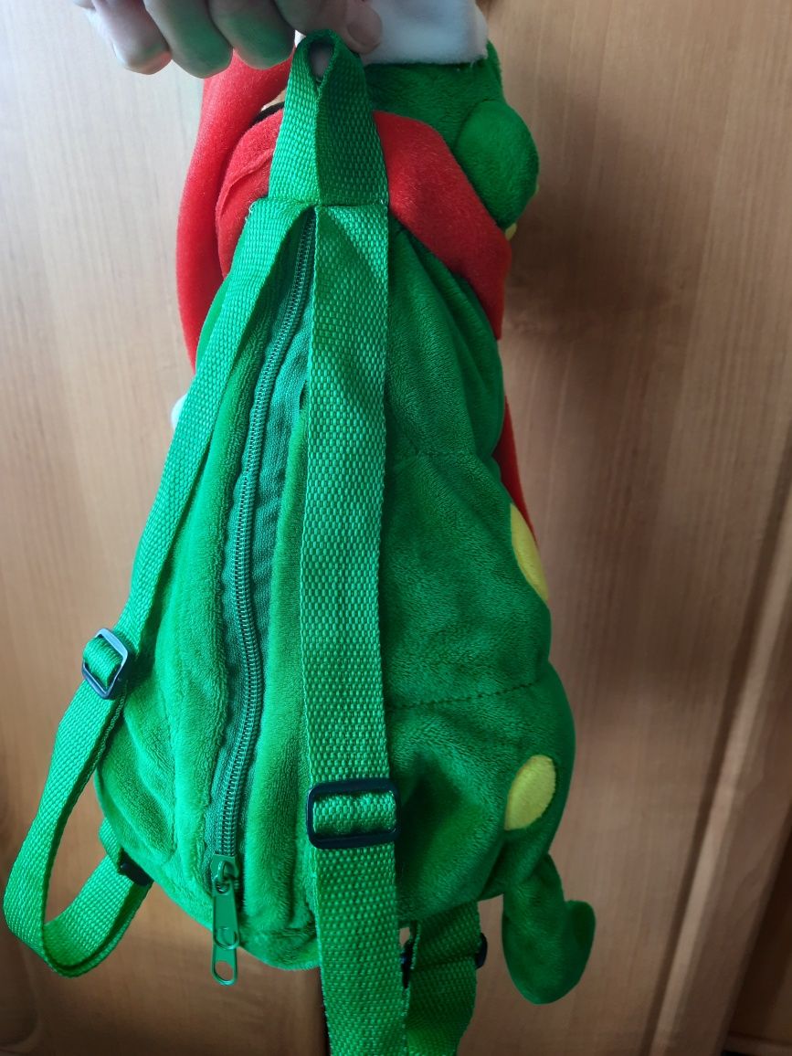 Детский плюшевый рюкзак змея