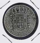 Moeda de 400 REIS EM PRATA ANO 1815