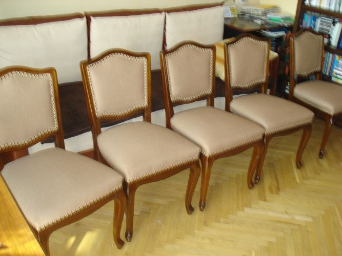 Перетяжка (ремонт, реставрация) мягких стульев