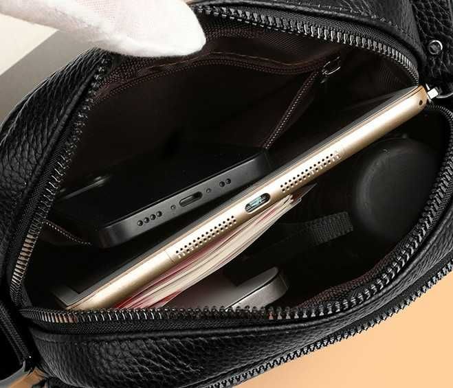 Сумка мужская через плечо КОЖА, барсетка, бананка сумка кожанная