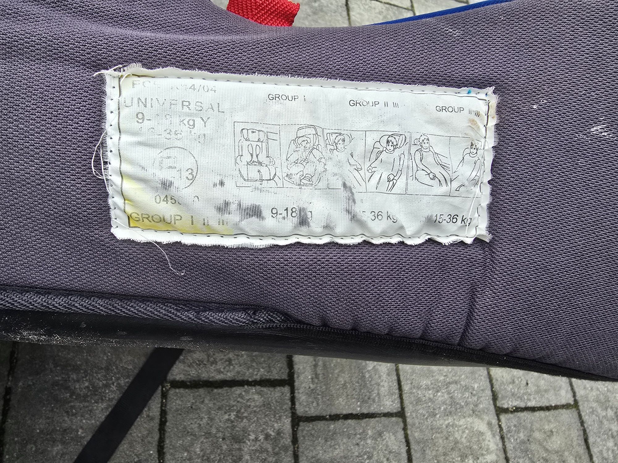 Fotelik dzieciecy 9-18 kg