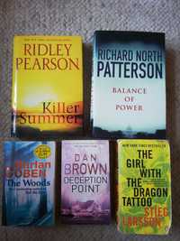 Książki po angielsku: Brown, Coben, Patterson,Pearson-books in English