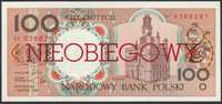 Polska 100 złotych 1990 - NIEOBIEGOWY - stan bankowy UNC