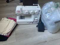 Maszyna do szycia Juno Janome E1019 + materiały