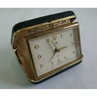 Часы дорожные будильник в коробке Elgin West Germany