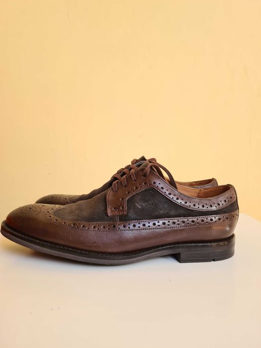 Buty eleganckie Półbuty Clarks Ronnie Limit 41,5 Skóra naturalna