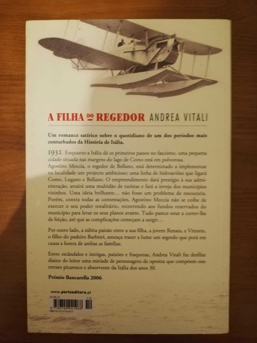 Livro A Filha do Regedor, Andrea Vitali