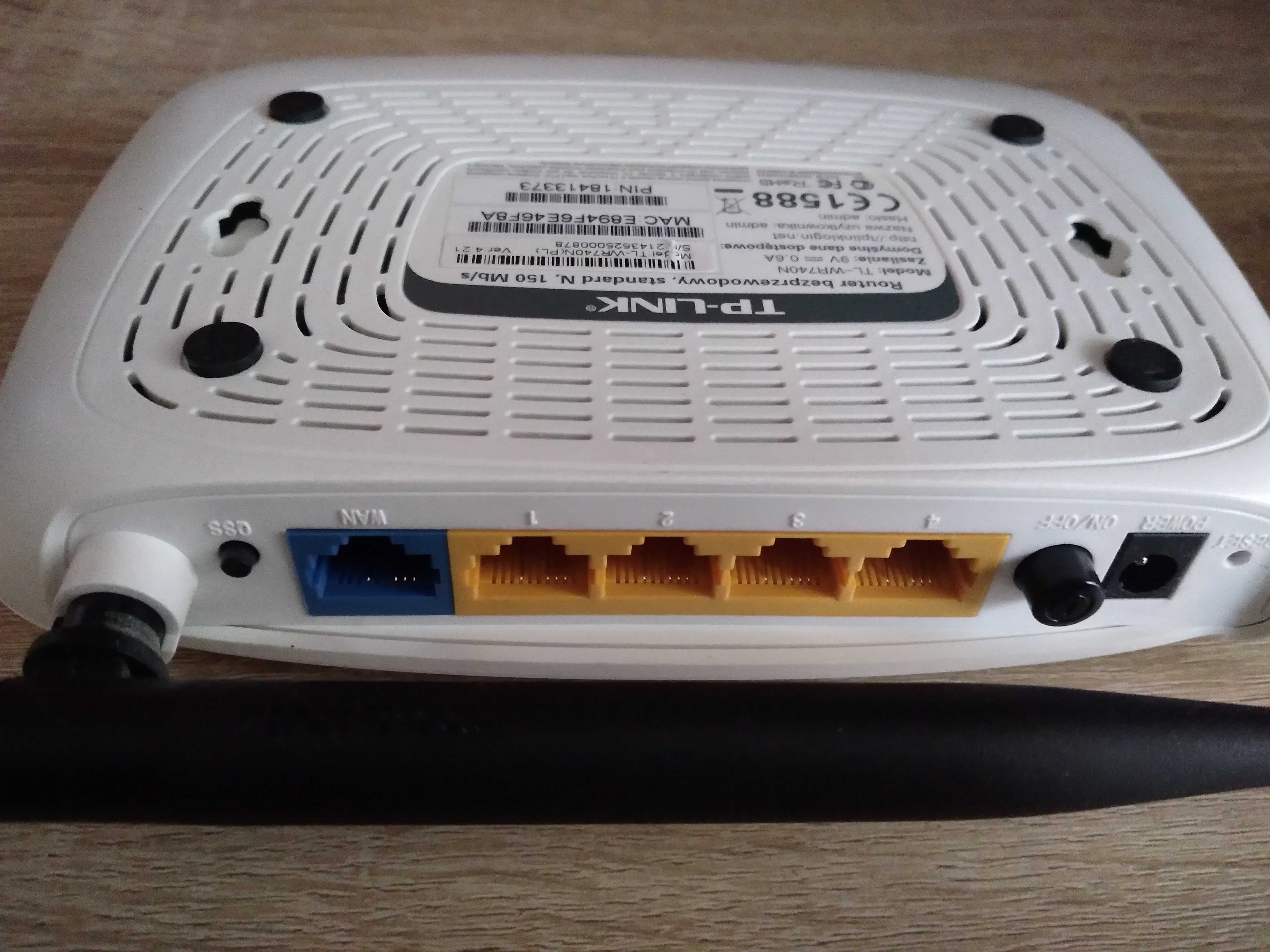Router sieciowy tp-link WR740N Bardzo dobry stan