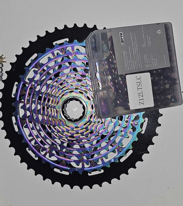 Ztto mtb 12s 10-52t cassete xd 378g ult corrente roda dentada no Sram