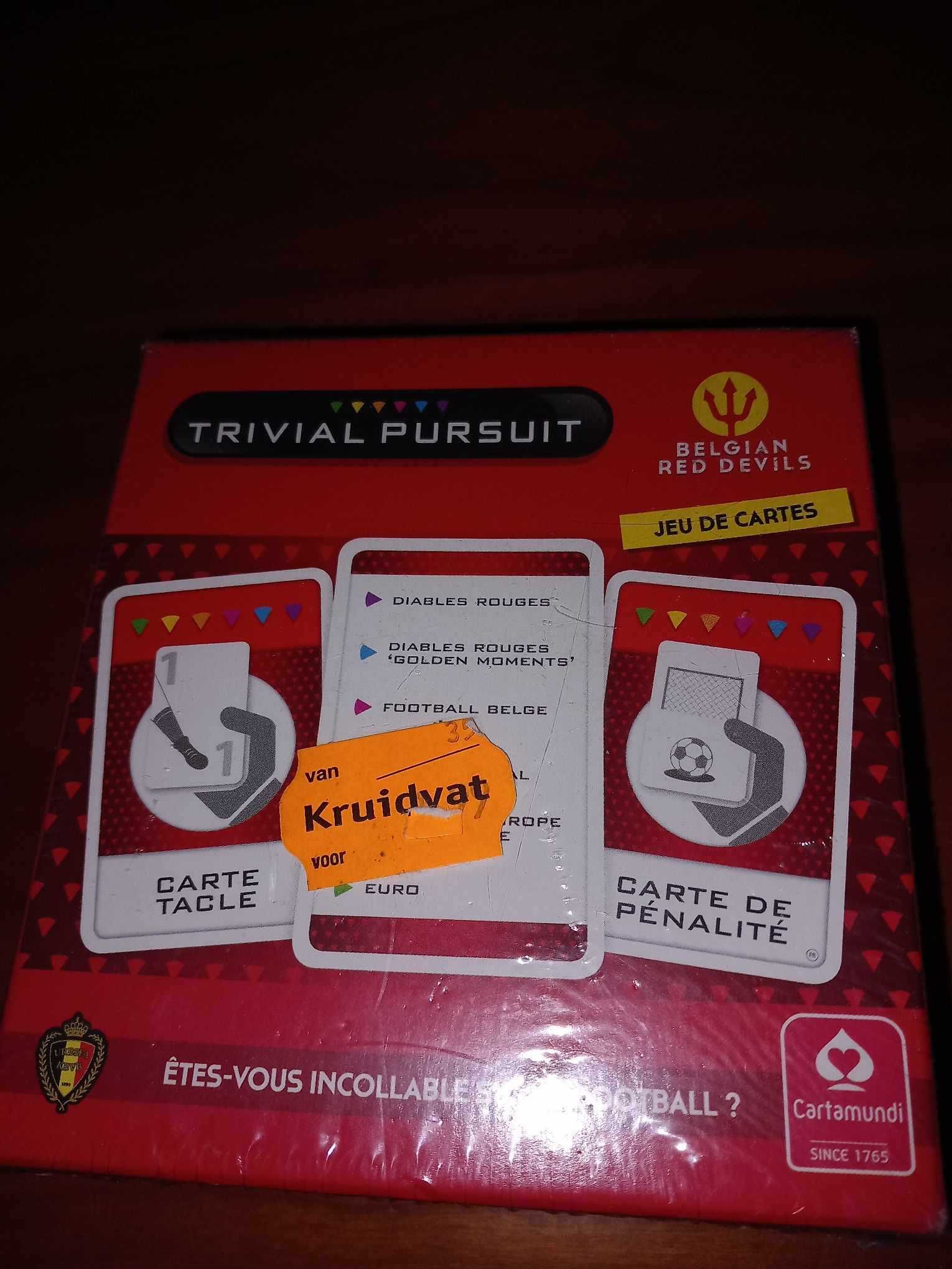 Trivial Pursuit Belgian Red Devils jogo NOVO