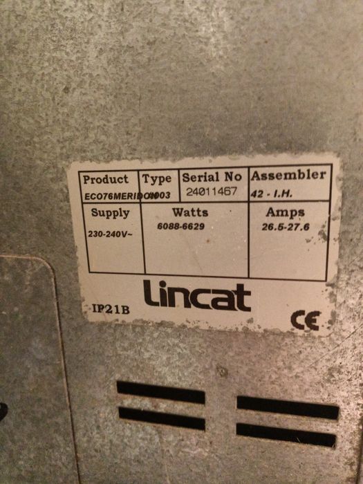 Piec elektryczny sterowany manualnie Lincat