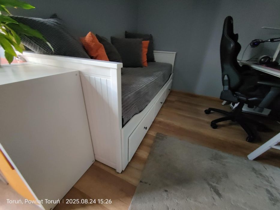 IKEA łóżko Hemnes idealna sofa leżanka rozkładane