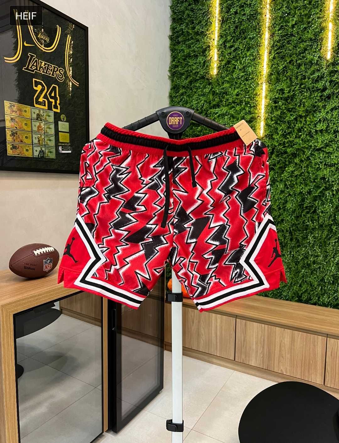 Calções Basketball Desportivos NBA Jordan Alta Qualidade