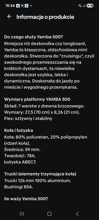 Deskorolka oxelo yamba 500