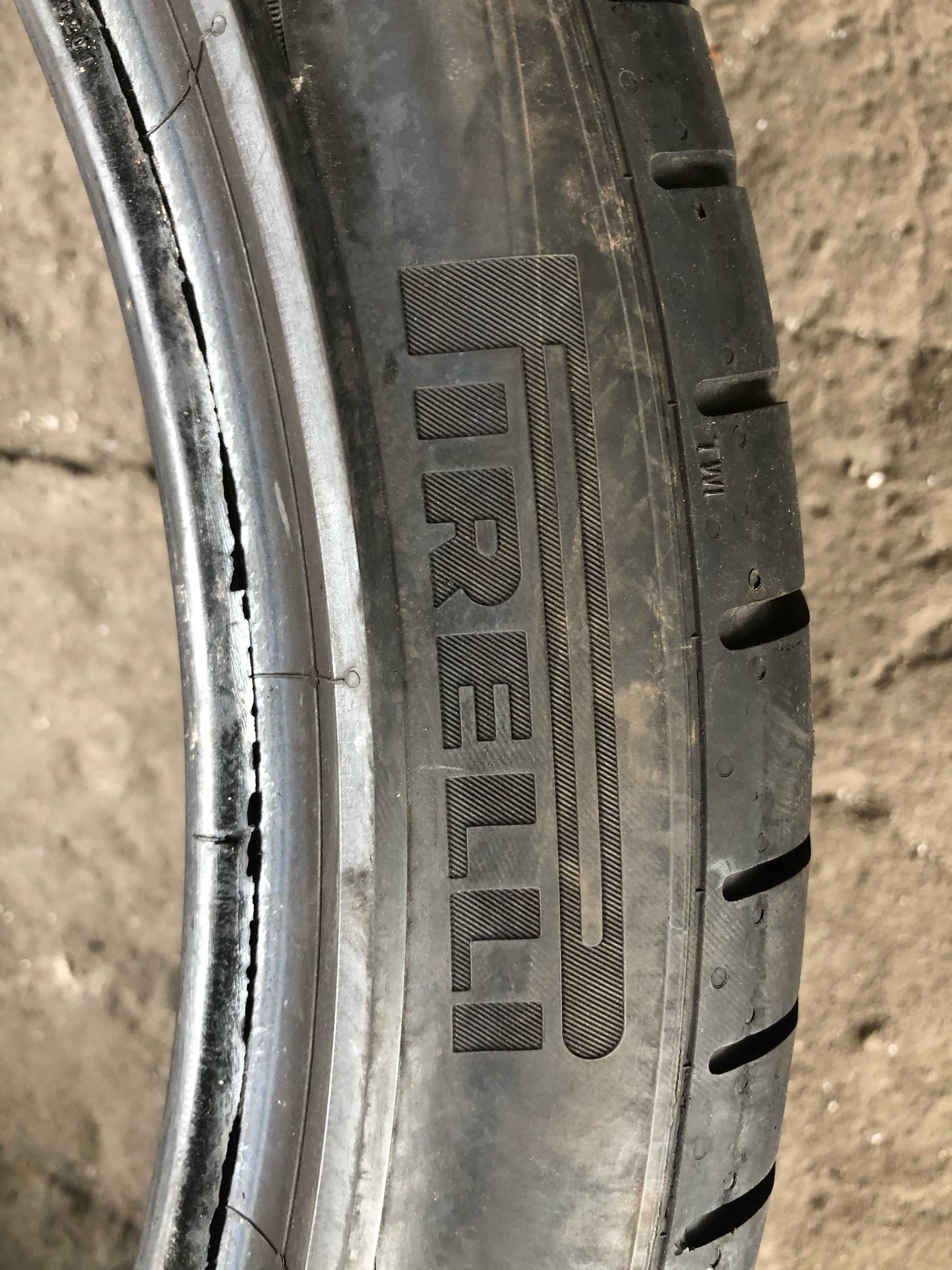 255/40R21 Dwie używane opony letnie Pirelli