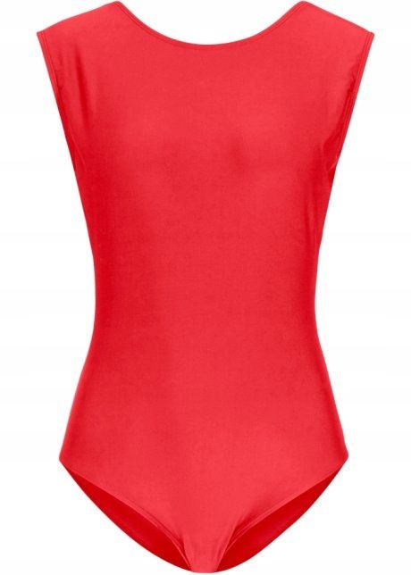 B.P.C kostium jednoczęściowy czerwony dekolt na plecach r.48