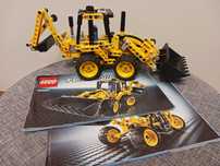 LEGO TECHNIC 42004 - Koparko-ładowarka, jak nowy - klocki lego