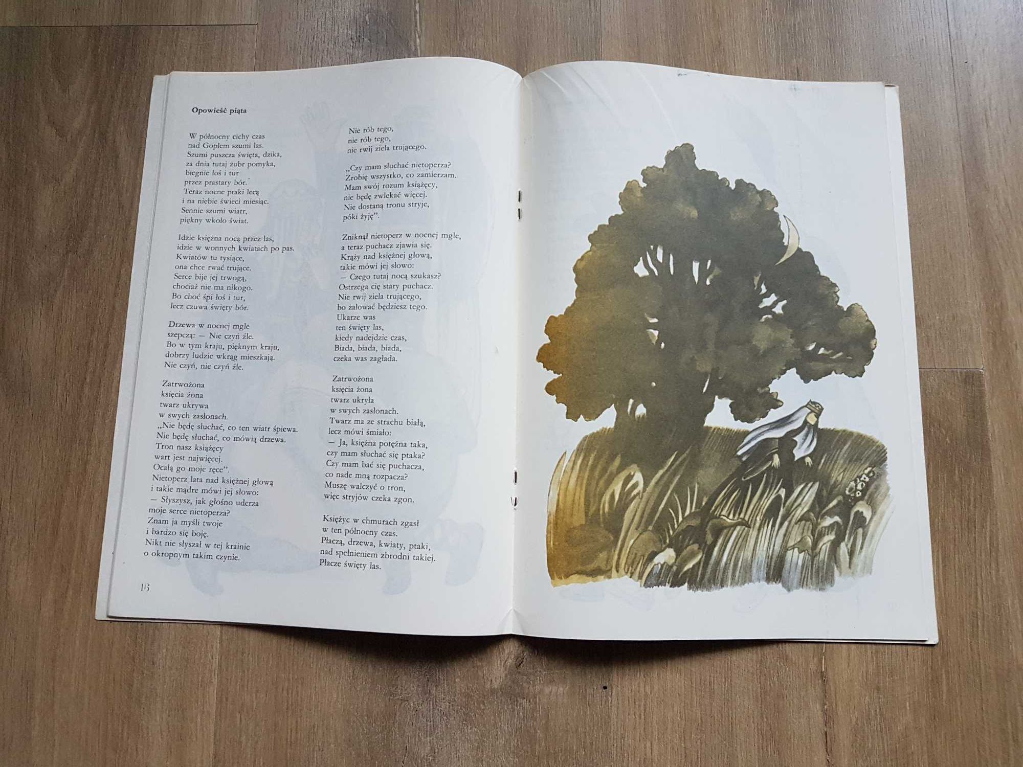 Bajki PRL 1988r. Szumią lasy nad Gopłem Anna Świrszczyńska