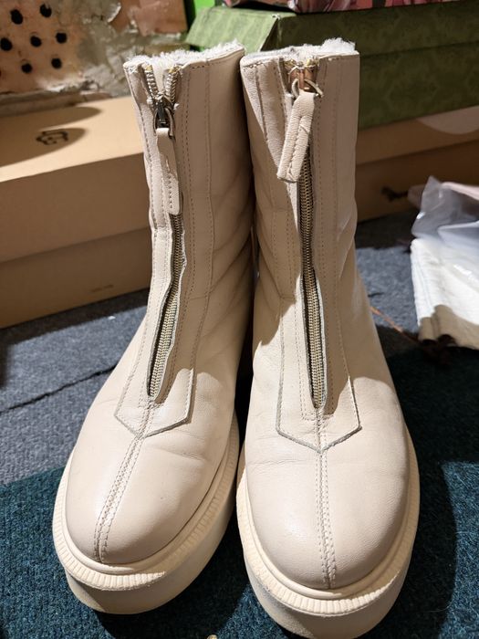 Чоботи зимові шкіряні