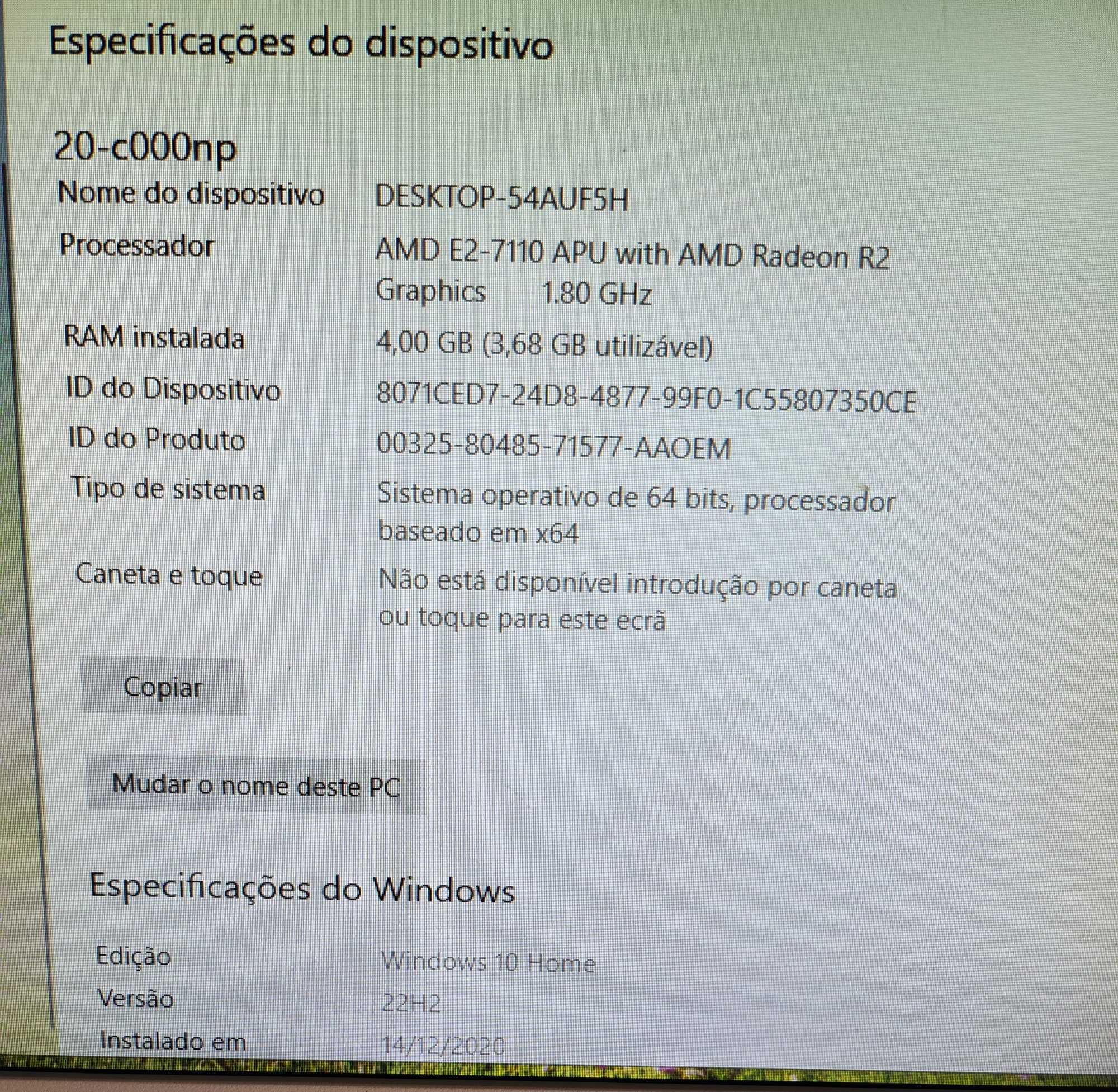 BOA OPORTUNIDADE- Computador HP