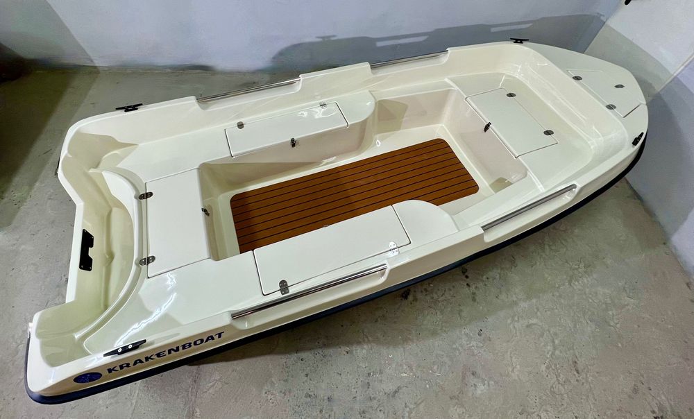 Nowa Łódź Łódka Wędkarska Rekreacyjna Wysoka Burta Kraken 380 RATY