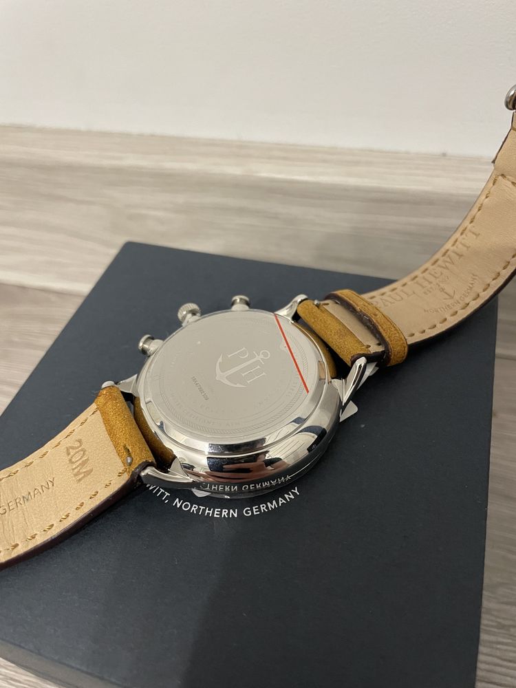 Zegarek klasyczny Paul Hewitt PH-C-S-W-49M | skórzany pasek