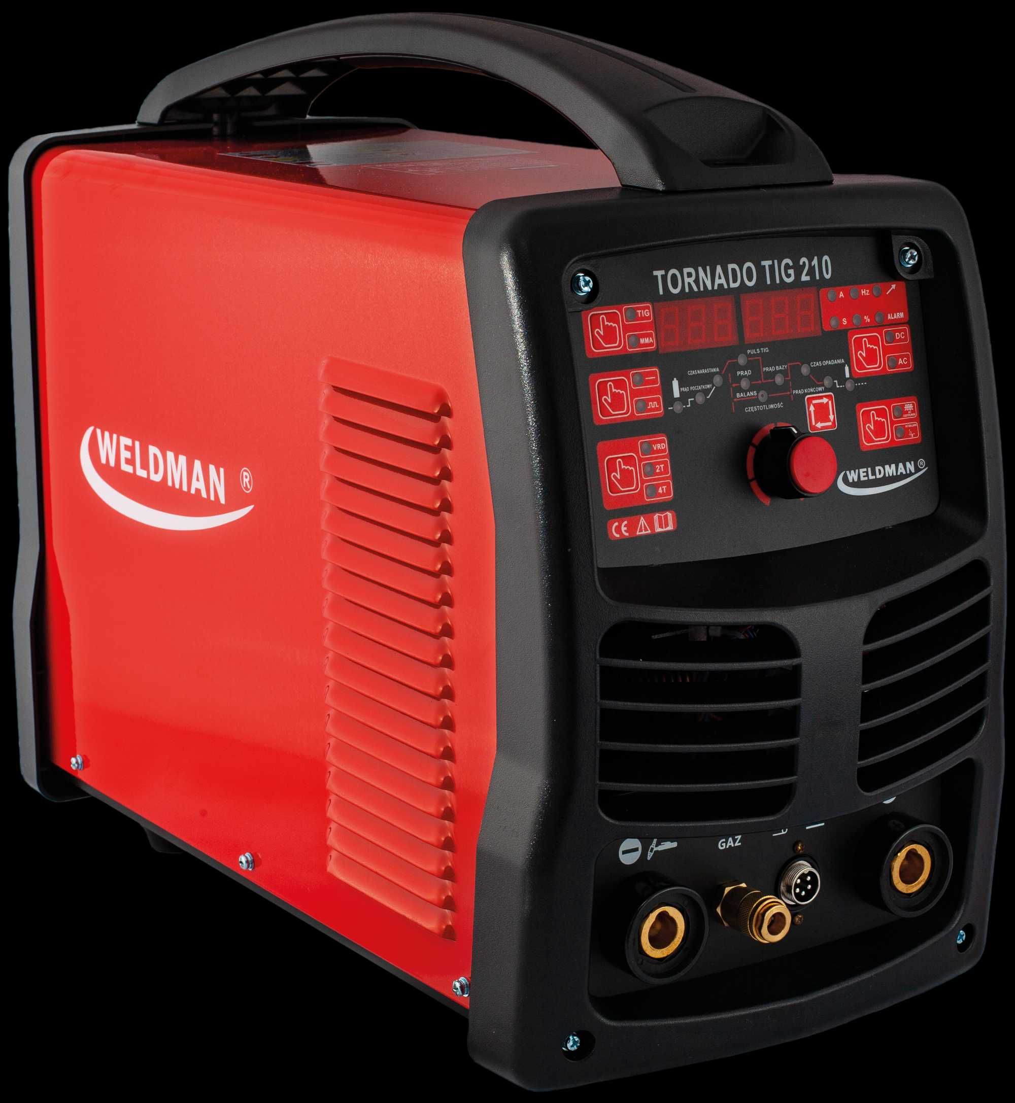 Weldman TORNADO TIG 210 AC/DC HF PULS Spawarka 200A 230v nowa