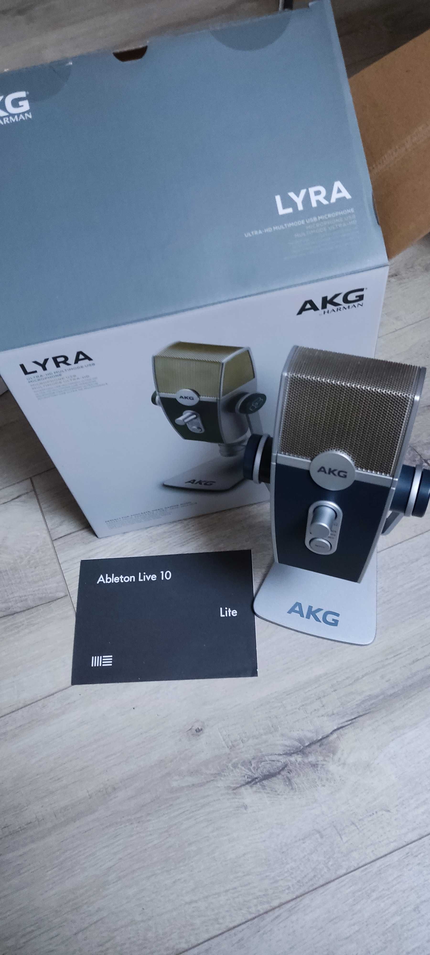 Mikrofon pojemnościowy AKG Lyra USB kilka trybów rejestracji UltraHD
