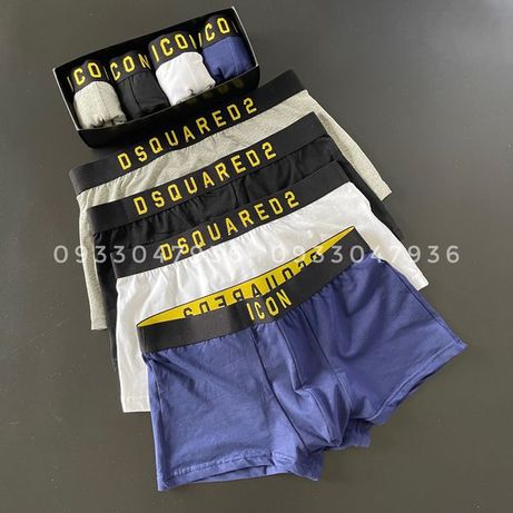 Подарочный набор мужские трусы боксеры ICON dsquared2, чоловіча