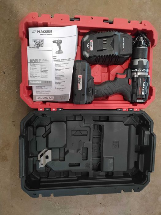 Parkside 20V PABSP 20-Li C4 z baterią smart 4ah i ładowarką 4.5 A